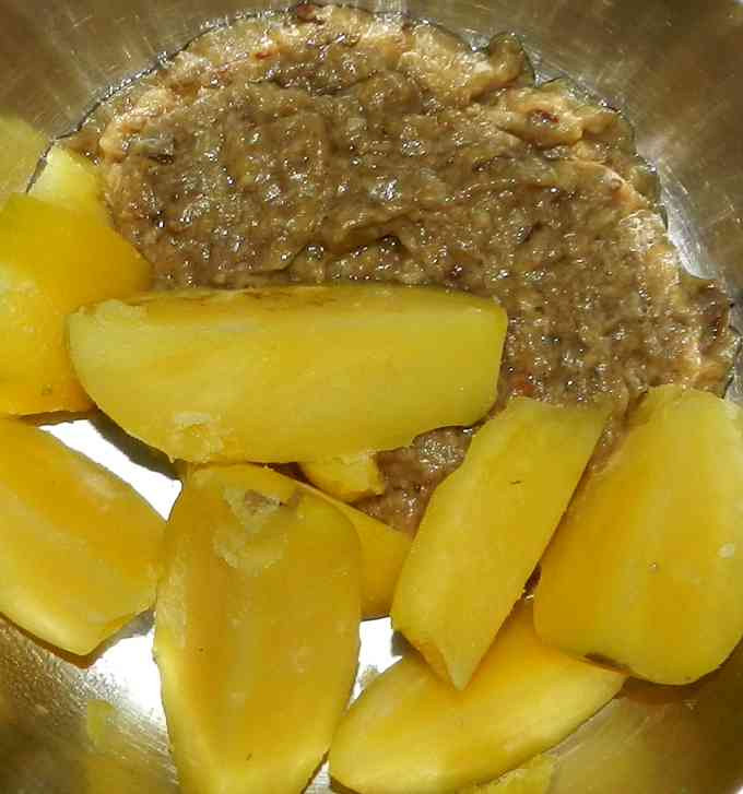 Butterpilzragout Kartoffeln