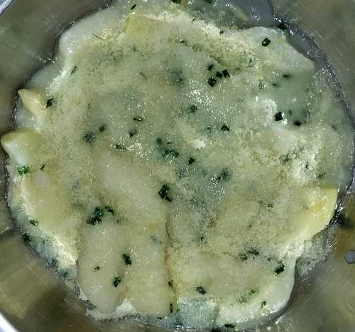 Spargel, Kartoffeln, Schnittlauch,&nbsp;Parmesan